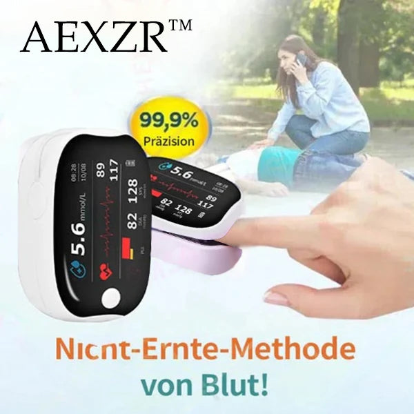 AEXZR™ 🎉NEUJAHRSVERKAUF🎉-𝕊𝕡𝕒𝕣𝕖𝕟 𝕊𝕚𝕖 𝕓𝕚𝕤 𝕫𝕦 𝟟𝟘 %- Nicht-invasive Laser-Blutzucker-Messgeräte