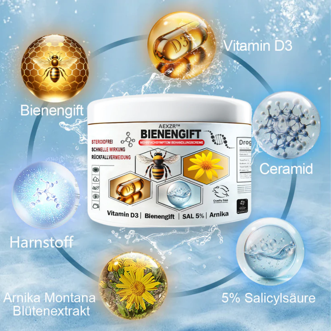 AEXZR™🌿 Bienengift Multisymptom Behandlungsscreme (👨⚕DDG Empfohlen)