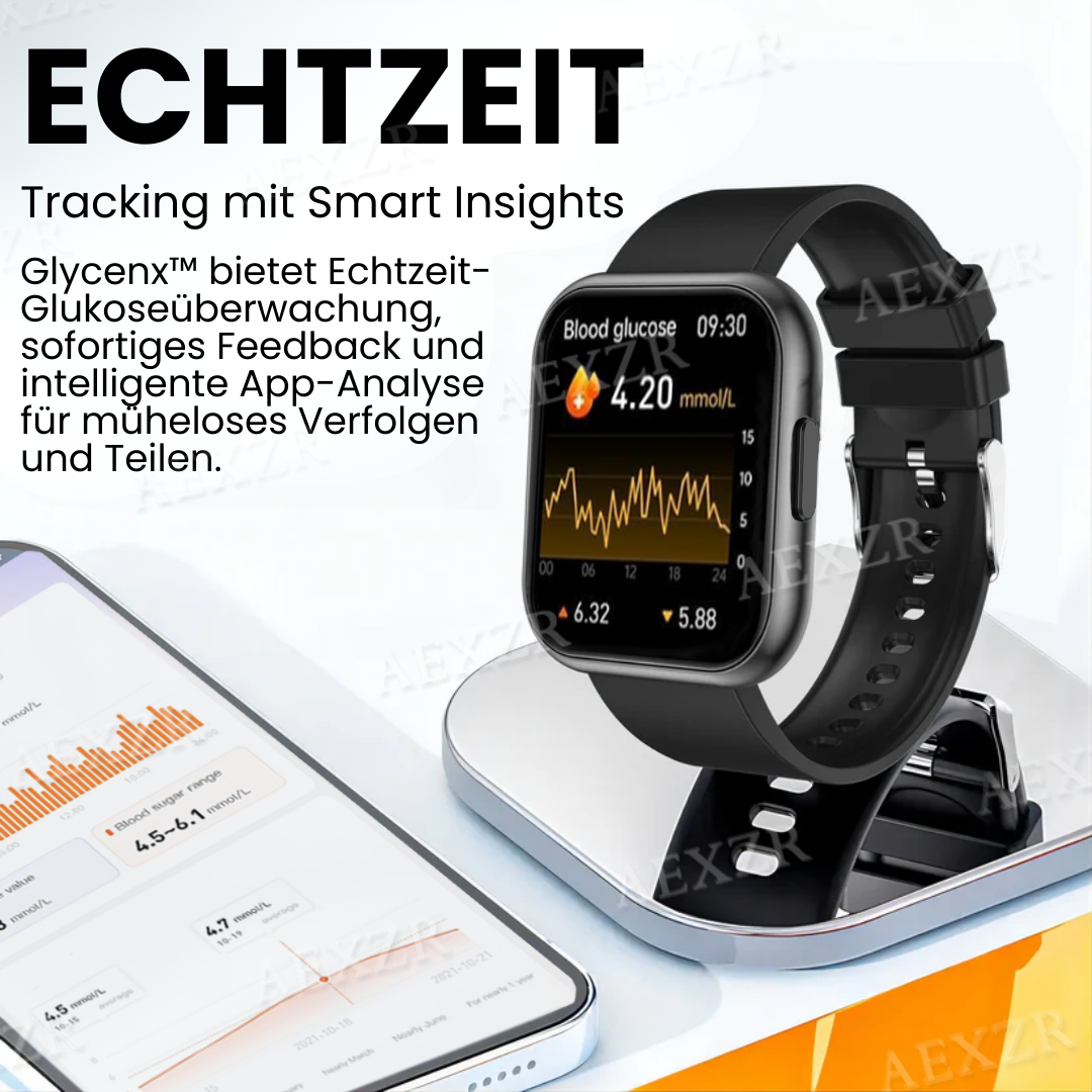 Glycenx™ ❤FROHES 2025❤ AI-Blutzuckerüberwachung Armband