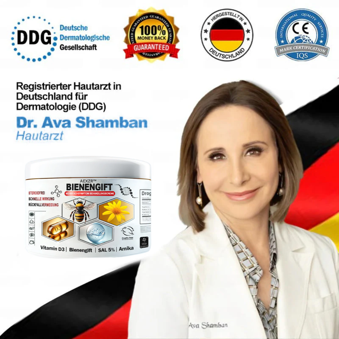 AEXZR™🌿 Bienengift Multisymptom Behandlungsscreme (👨⚕DDG Empfohlen)