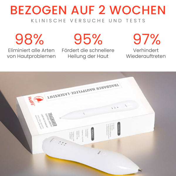 Hudfil™ 🔥 2025 Neuestes Modell🔥𝔾𝕖𝕟𝕚𝕖ß𝕖𝕟 𝕊𝕚𝕖 𝟟𝟘 % 🆁🅰🅱🅰🆃🆃 - Tragbarer Hautpflege-Laserstift