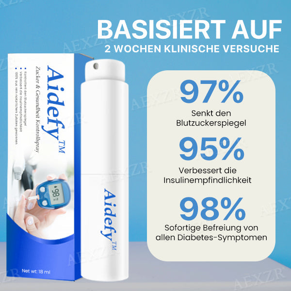 Aidefy™ Zucker & Gesundheit Kontrollspray