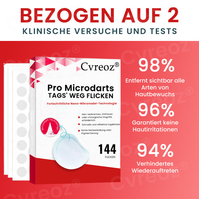 Cvreoz® Pro Microdarts Tags' weg Flicken