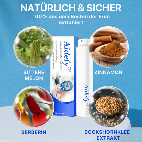 Aidefy™ Zucker & Gesundheit Kontrollspray