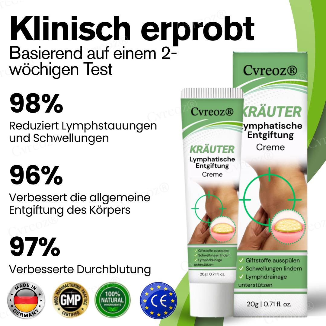 Cvreoz® Kräuter Lymphatische Entgiftung Creme