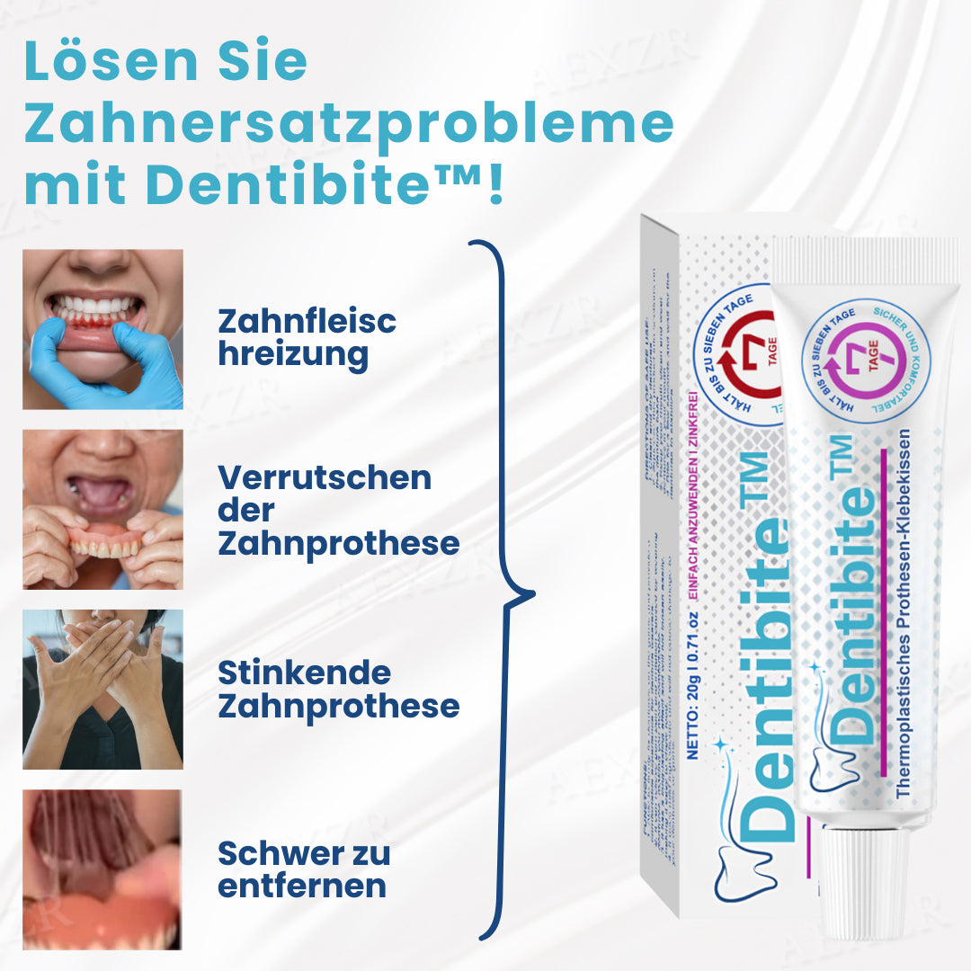 Dentibite™ Thermoplastisches Prothesen-Klebekissen