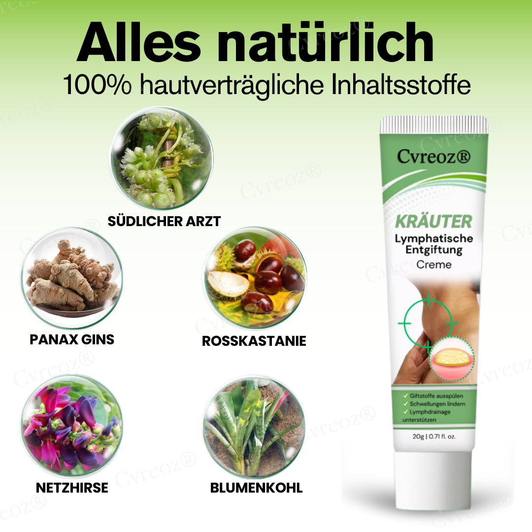 Cvreoz® Kräuter Lymphatische Entgiftung Creme