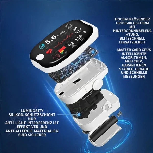 AEXZR™ 🎉NEUJAHRSVERKAUF🎉-𝕊𝕡𝕒𝕣𝕖𝕟 𝕊𝕚𝕖 𝕓𝕚𝕤 𝕫𝕦 𝟟𝟘 %- Nicht-invasive Laser-Blutzucker-Messgeräte