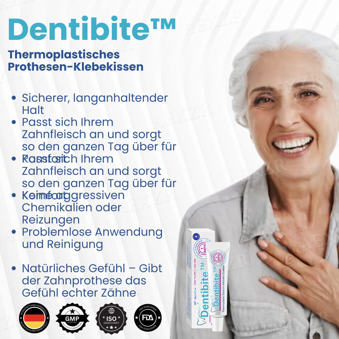 Dentibite™ Thermoplastisches Prothesen-Klebekissen