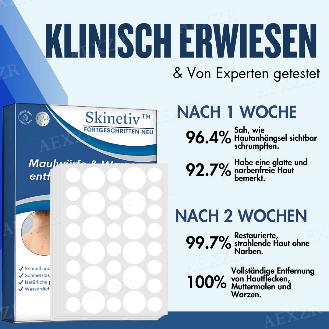 Skinetiv™ Maulwürfe & Warzen entfernen Haut-Tag-Pflaster