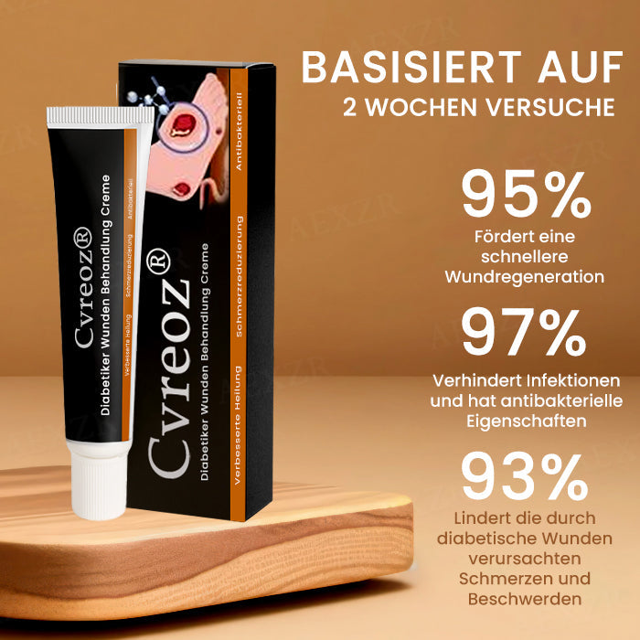 Cvreoz® Diabetiker Wunden Behandlung Creme
