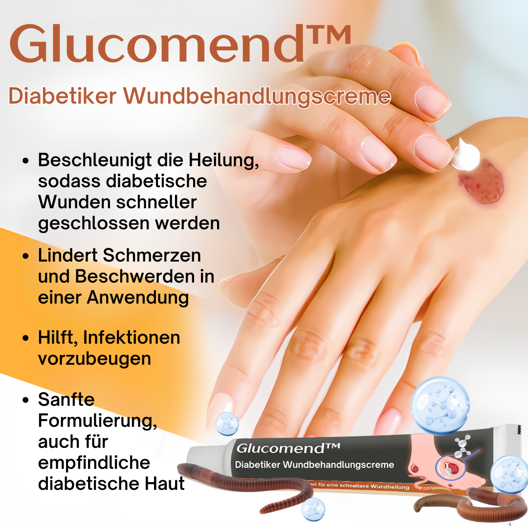 🔥2024 HEISSER VERKAUF🔥Glucomend™ Diabetiker Wundbehandlungscreme