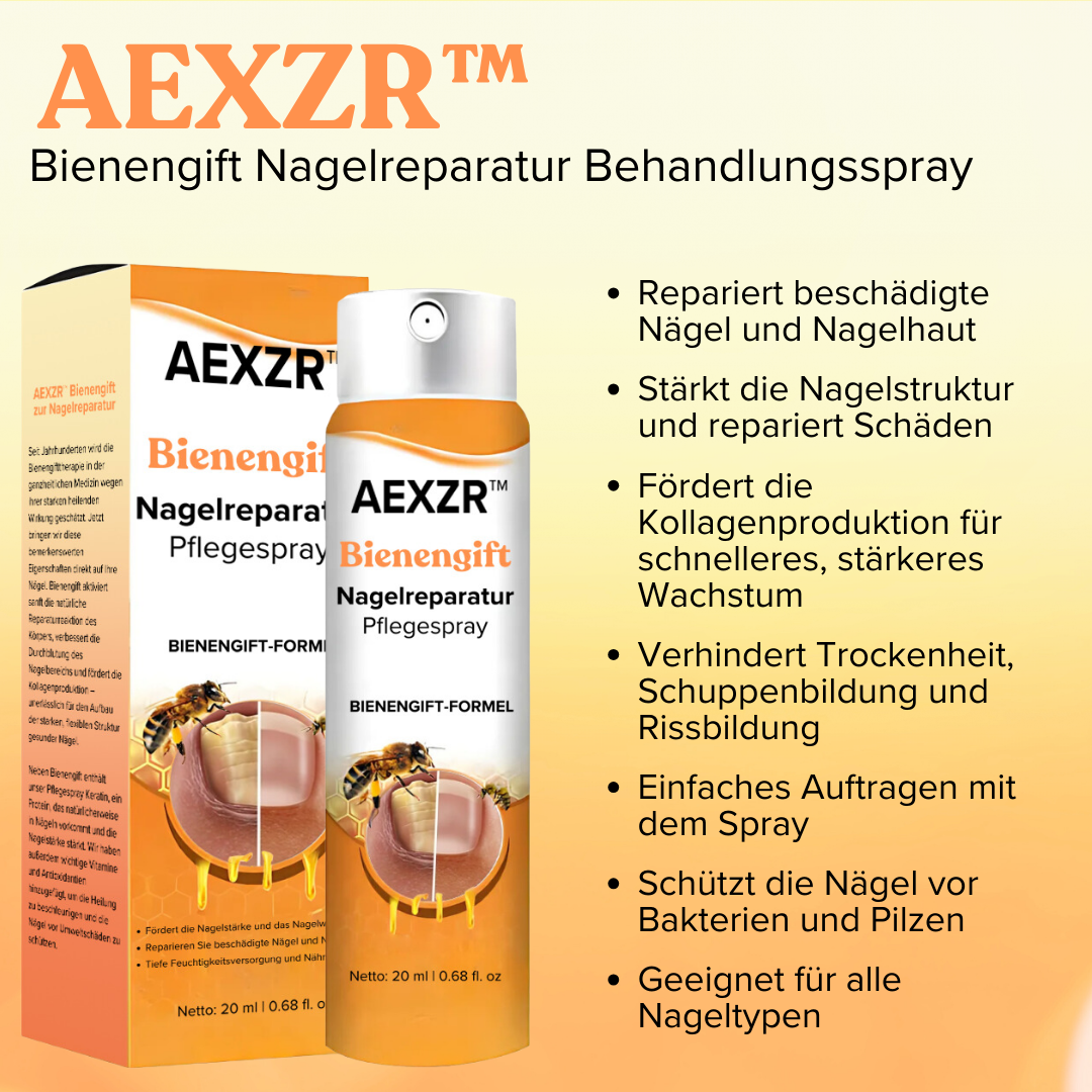 2024 HEISSER VERKAUF🔥AEXZR™ Bienengift Nagelreparatur Behandlungsspray🔥