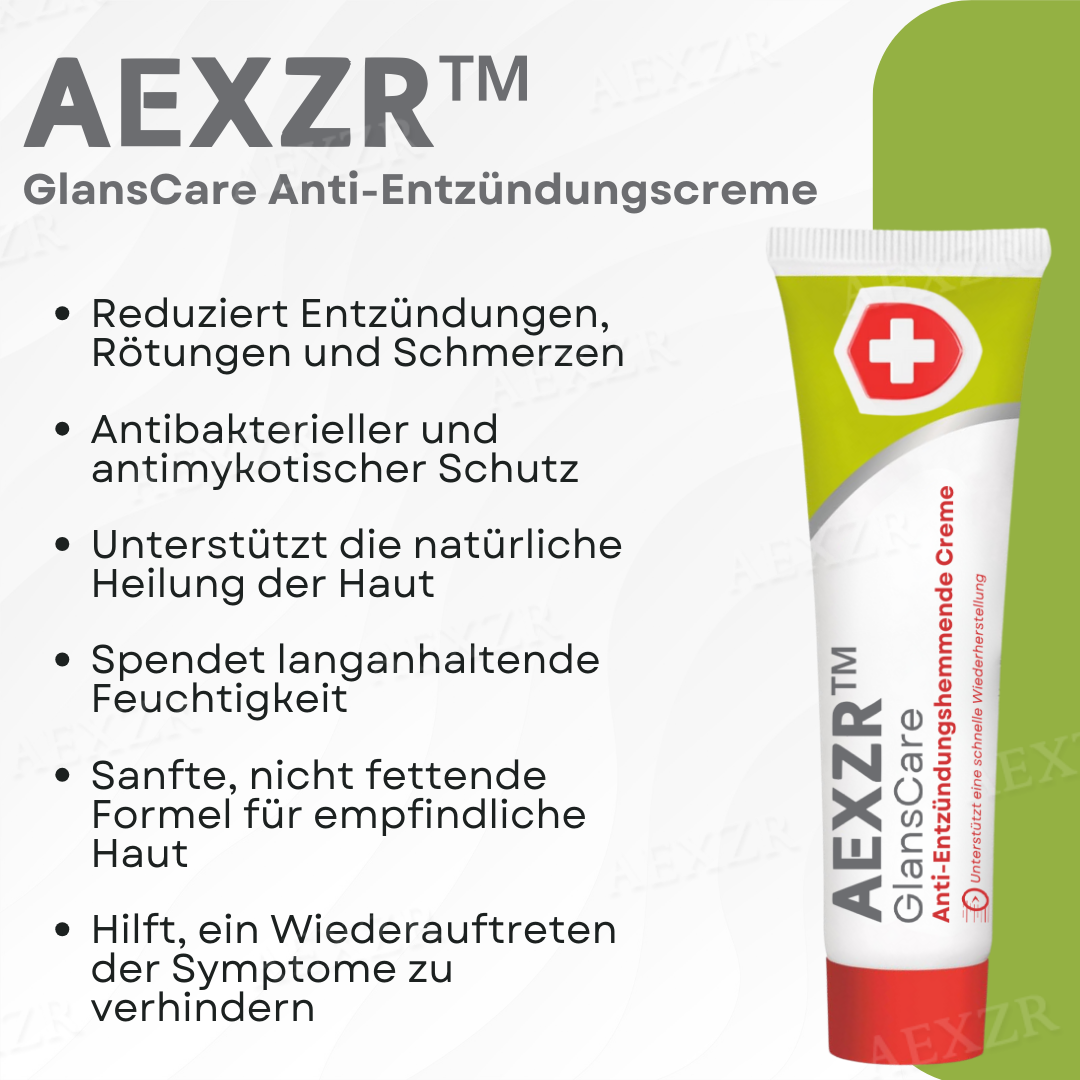 AEXZR™ GlansCare Anti-Entzündungscreme