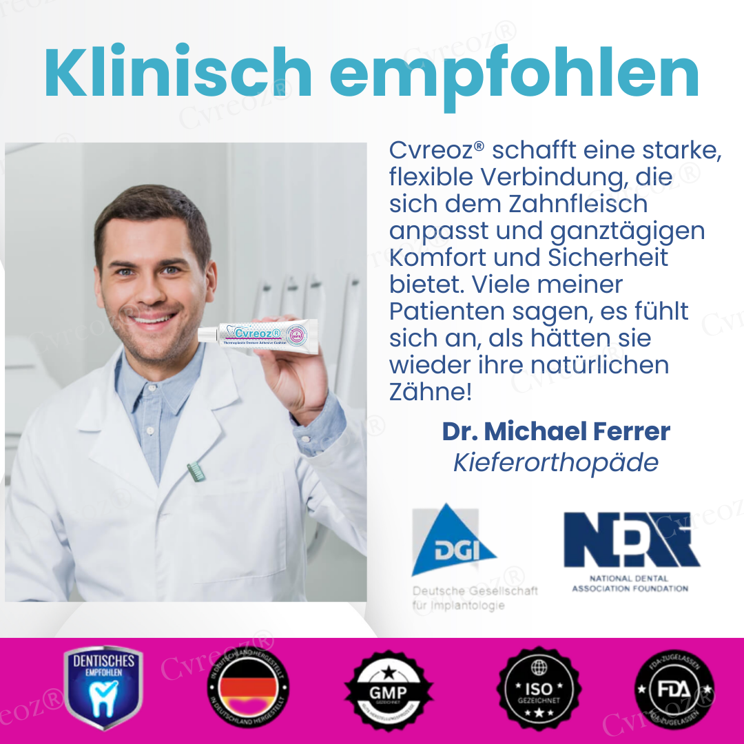 Cvreoz® Thermoplastisches Prothesen-Klebekissen