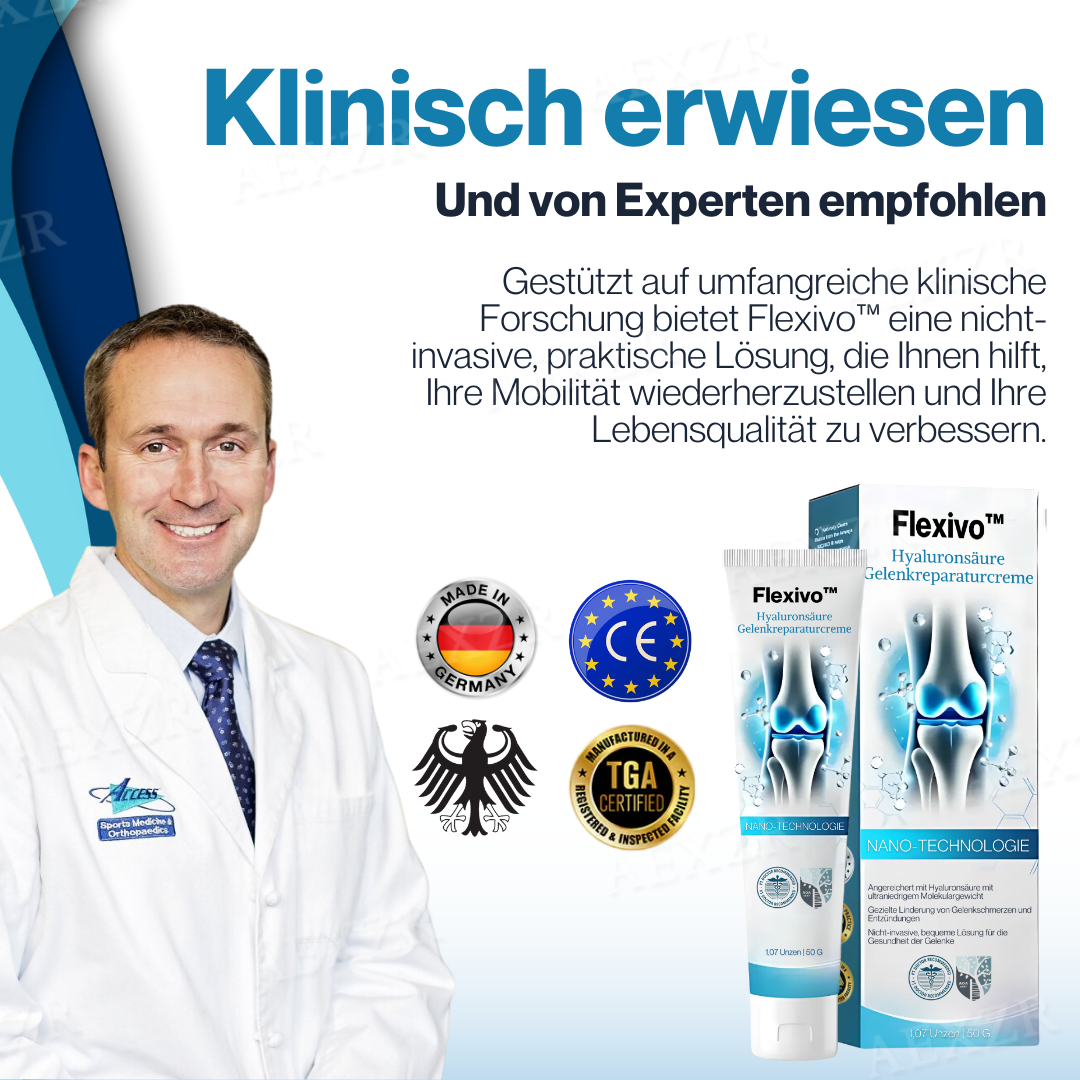Flexivo™ Hyaluronsäure Gelenkreparaturcreme