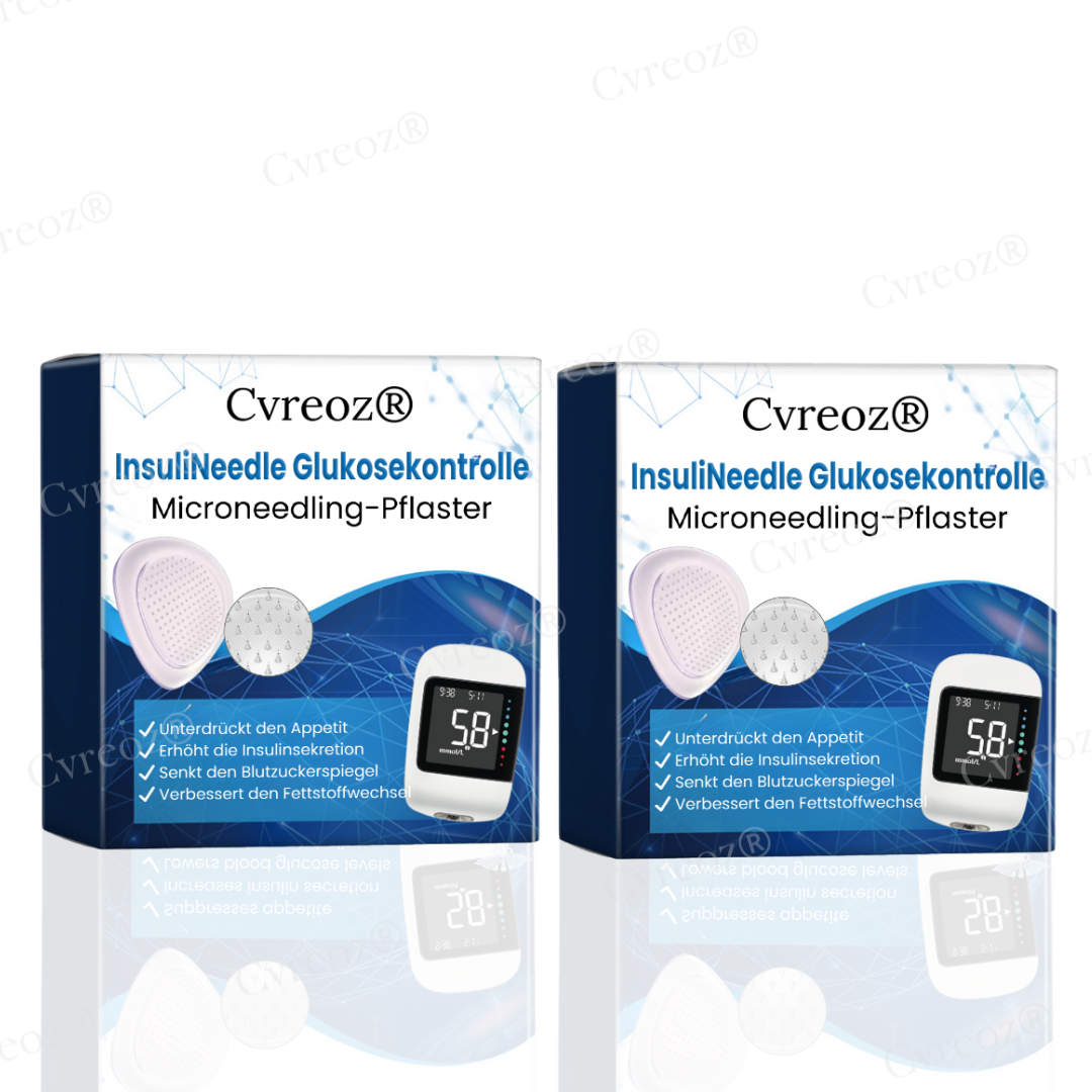 Cvreoz® InsuliNeedle Glukosekontrolle Microneedling-Pflaster
