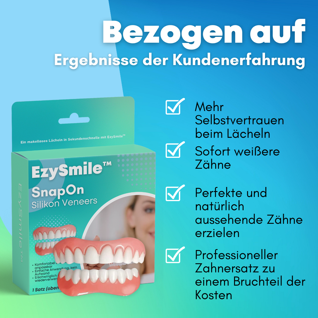 🔥2024 HEISSER VERKAUF🔥EzySmile™ SnapOn Silikon Veneers