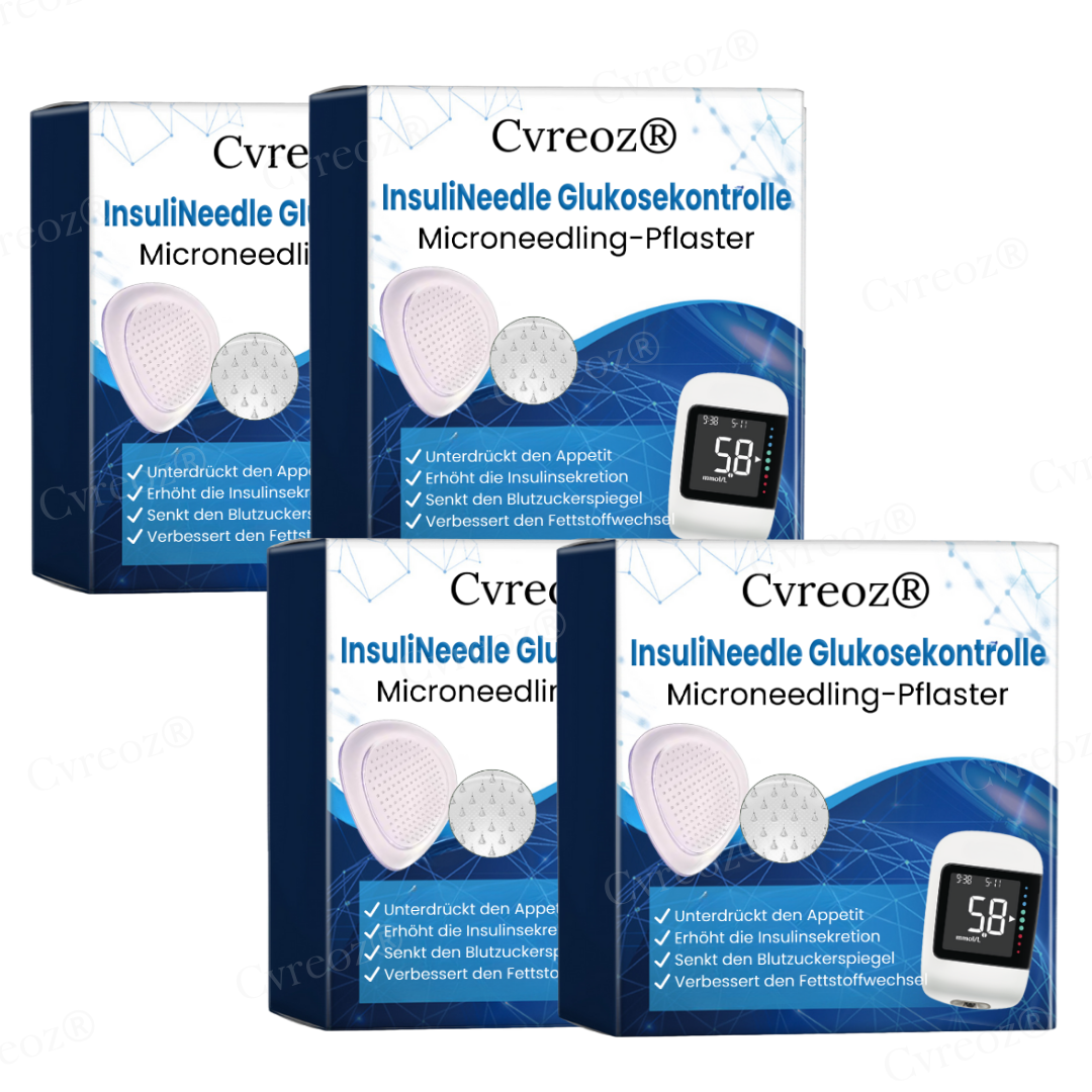 Cvreoz® InsuliNeedle Glukosekontrolle Microneedling-Pflaster