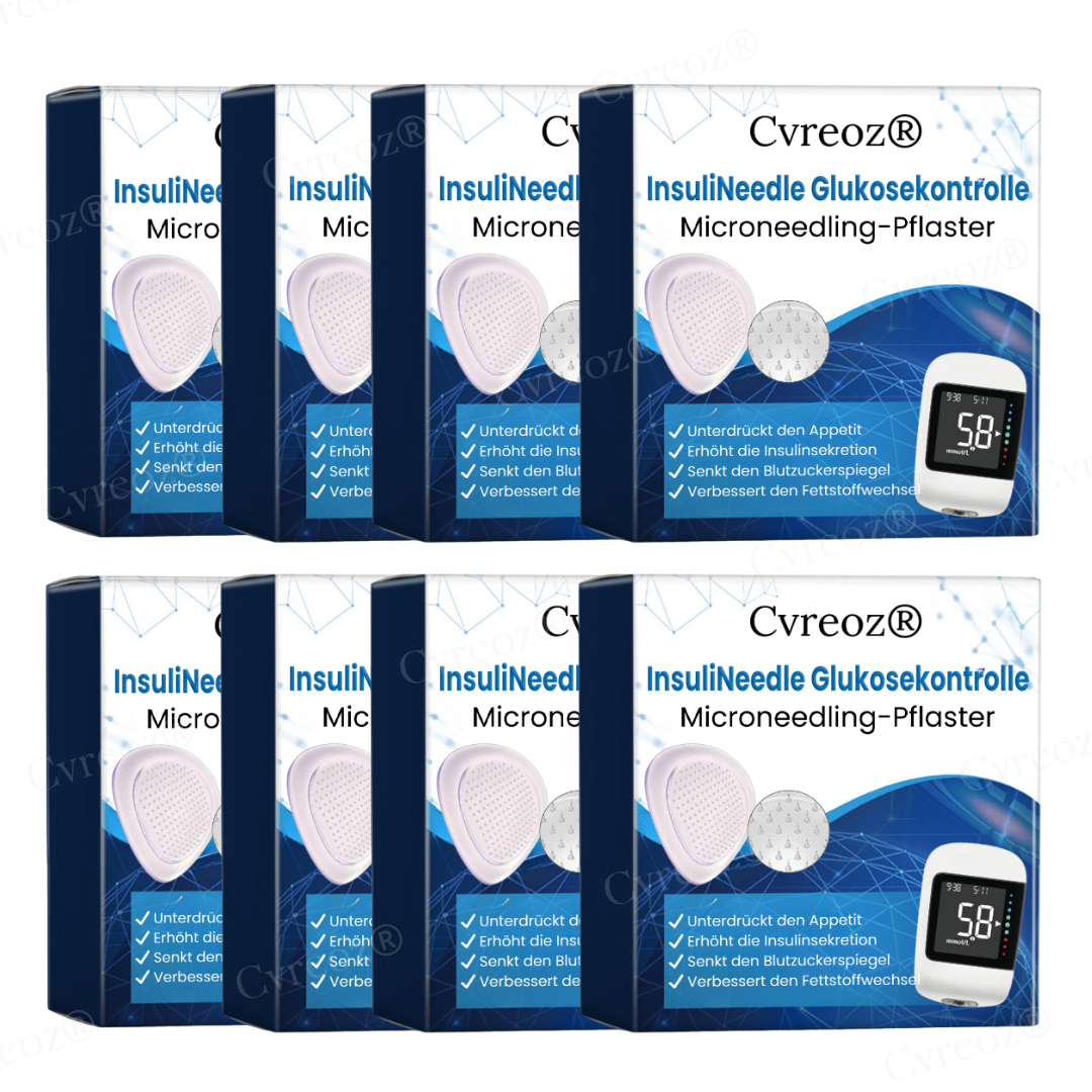 Cvreoz® InsuliNeedle Glukosekontrolle Microneedling-Pflaster