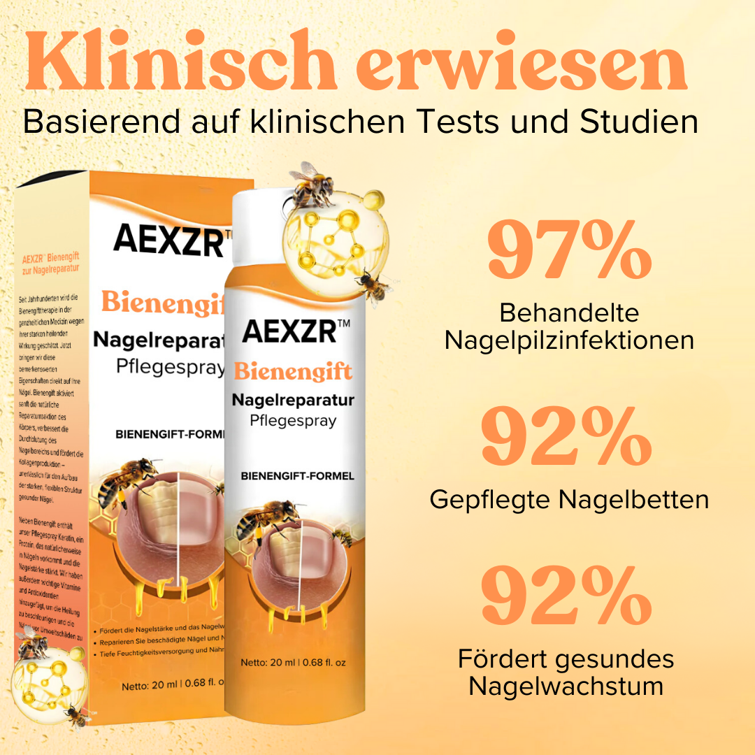 2024 HEISSER VERKAUF🔥AEXZR™ Bienengift Nagelreparatur Behandlungsspray🔥