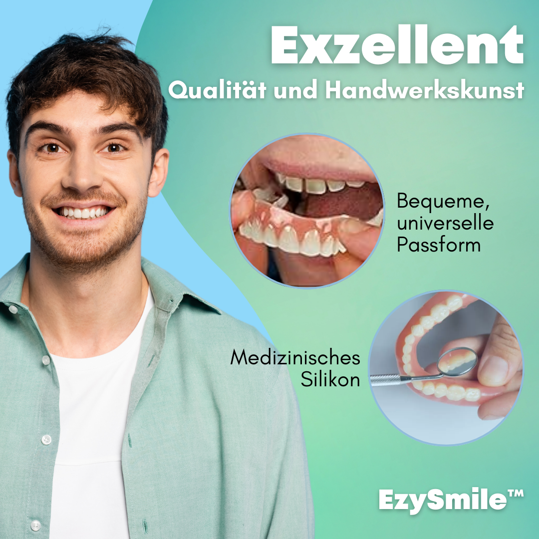 🔥2024 HEISSER VERKAUF🔥EzySmile™ SnapOn Silikon Veneers