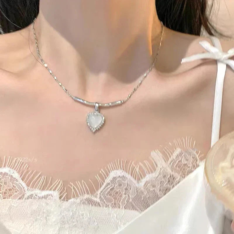 CZTICLE® New design bow pink zircon cross pendant necklace