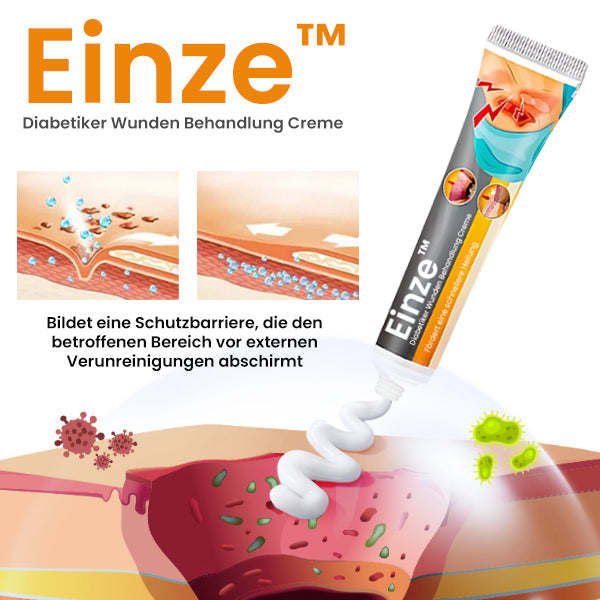 Einze™ Diabetiker Wunden Behandlung Creme