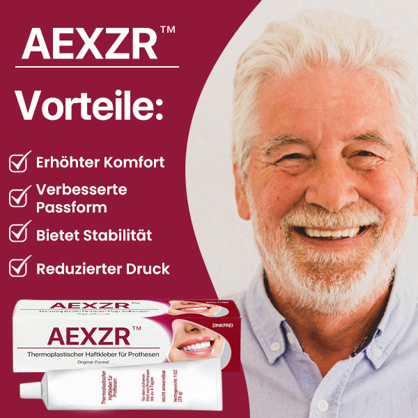 AEXZR™ Thermoplastischer Haftkleber für Prothesen