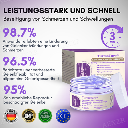 TurmaCure™ Kurkuma & Emu-Öl Arthritis Beruhigendes Schmerzlinderungs Massagegel