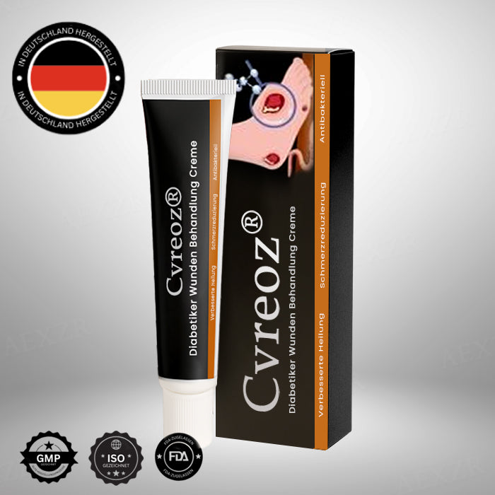 Cvreoz® Diabetiker Wunden Behandlung Creme
