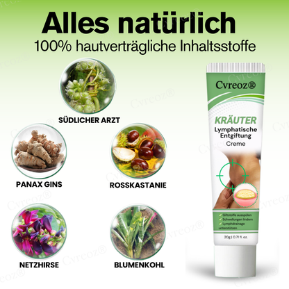 Cvreoz® Kräuter Lymphatische Entgiftung Creme