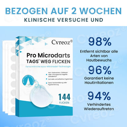 Cvreoz® Pro Microdarts Tags' weg Flicken