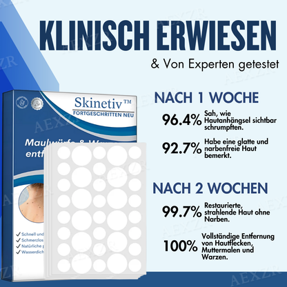 Skinetiv™ Maulwürfe & Warzen entfernen Haut-Tag-Pflaster
