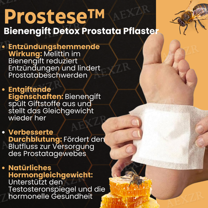 2024 HEISSER VERKAUF🔥Prostese™ Bienengift Detox Prostata Pflaster 🔥