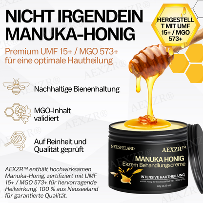 AEXZR™ Neuseeland Manuka Honig Ekzem Behandlungscreme
