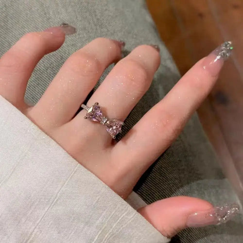CZTICLE® Fashion Adjustable Bow Ring Jewelry