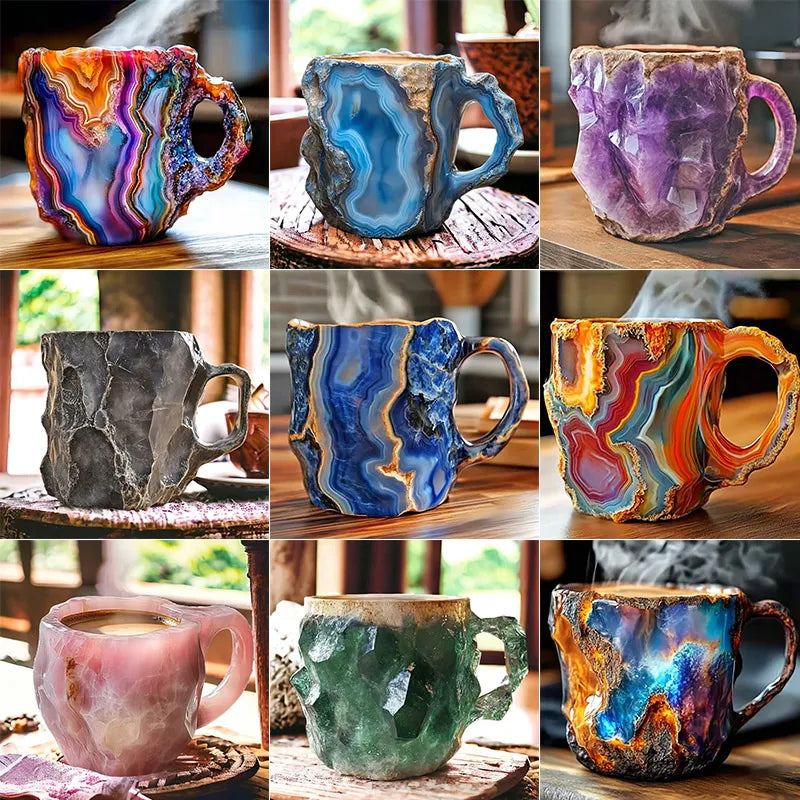 AEXZR™ Kaffeetassen aus Mineralkristall